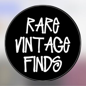Rare Vintage Finds Black and White Sticker